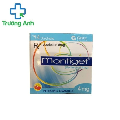 Montiget 4mg gói - Thuốc điều trị hen suyễn mạn tính hiệu quả