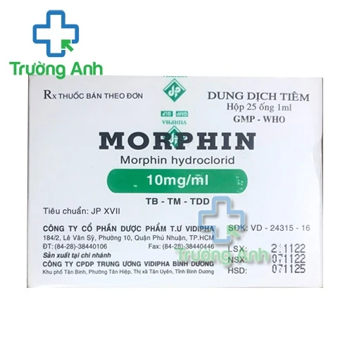 Morphin Vidipha - Thuốc giảm đau hiệu quả của Vidipha
