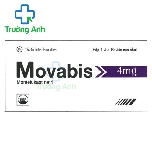 Movabis 4mg - Thuốc điều trị bệnh hen suyễn hiệu quả của Pymepharco