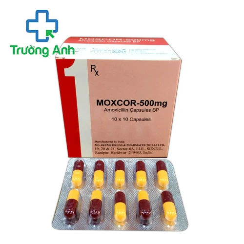 Moxcor-500mg - Thuốc điều trị nhiễm khuẩn hiệu quả của Ấn Độ