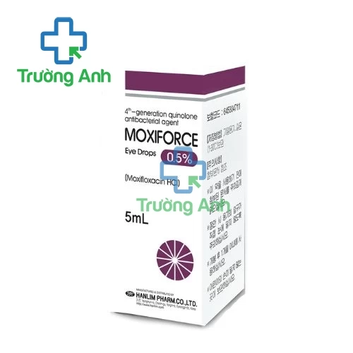 Moxiforce 5ml Hanlim Pharm - Thuốc điều trị nhiễm khuẩn mắt