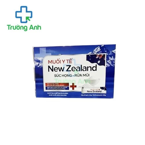 Muối Y Tế New Zealand Olympia - Giúp vệ sinh mũi, họng, răng miệng