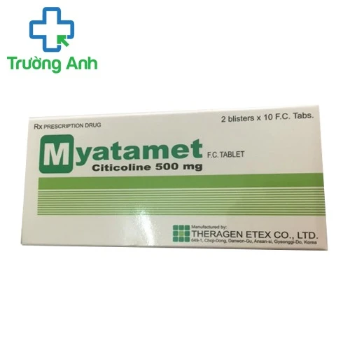 Myatamet 500mg - Thuốc cải thiện suy nghĩ của Hàn Quốc hiệu quả