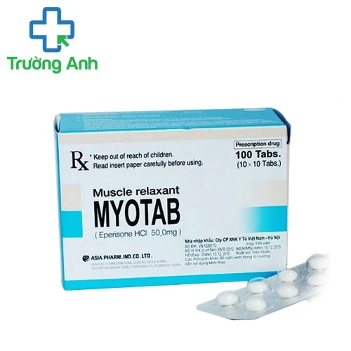 Myotab 50mg - Thuốc phục hồi chức năng vận động hiệu quả