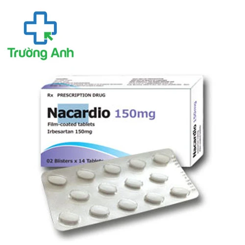 Nacardio 150mg Film-Coated Tablet - Thuốc điều trị tăng huyết áp hiệu quả