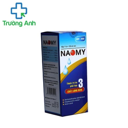 Naomy Syr.120ml - Thuốc trị ho hiệu quả của dược phẩm TW3