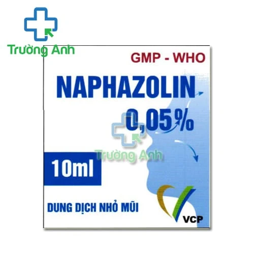 Naphazolin 0,05% VCP - Thuốc điều trị viêm mũi, nghẹt mũi hiệu quả