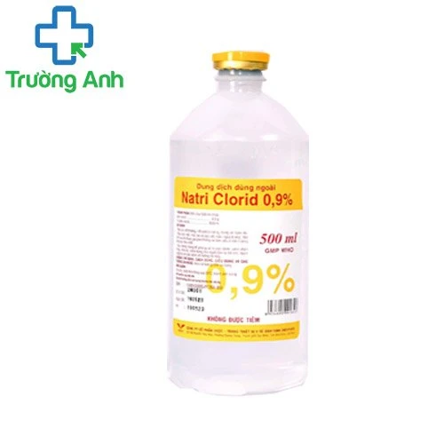 Natri clorid 0,9%-500ml Bidiphar - Giúp sát khuẩn, bảo vệ hệ hô hấp