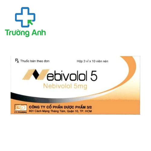 Nebivolol 5 F.T.Pharma (30 viên) - Thuốc điều trị tăng huyết áp hiệu quả