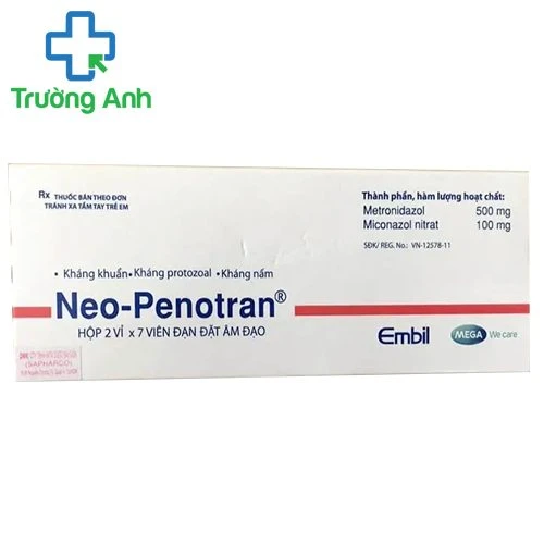 Neo-penotran - Thuốc điều trị nhiễm nấm âm đạo hiệu quả của Thổ Nhĩ Kỳ