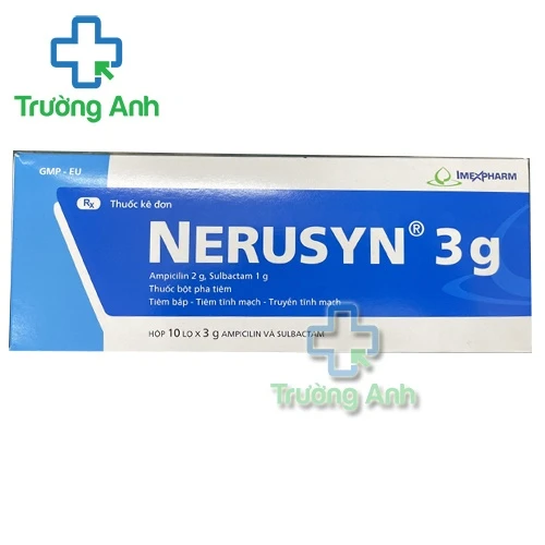 Nerusyn 3g - Thuốc điều trị nhiễm khuẩn hiệu quả của Imexpharm