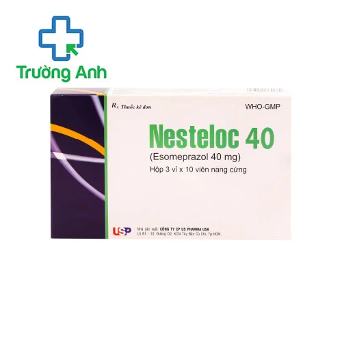 NESTELOC 40 - Thuốc trị viêm loét dạ dày, tá tràng của US Pharma