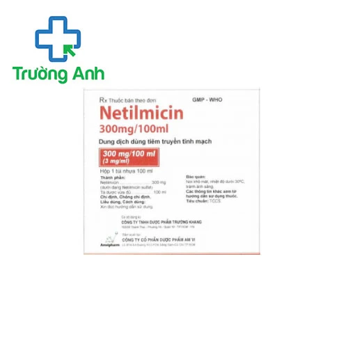 Netilmicin 300mg/100ml Amvipharm - Thuốc điều trị nhiễm khuẩn