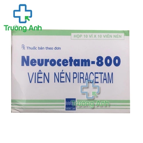 Neurocetam-800 - Thuốc điều trị rối loạn thiểu năng vỏ não của Ấn Độ