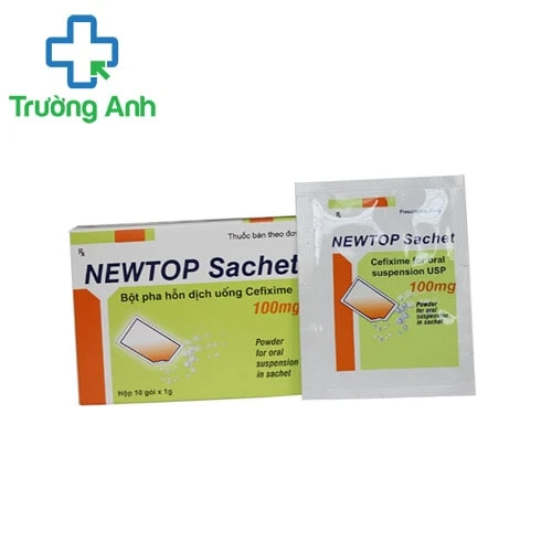 Newtop sachet 100mg - Thuốc điều trị nhiễm trùng hiệu quả
