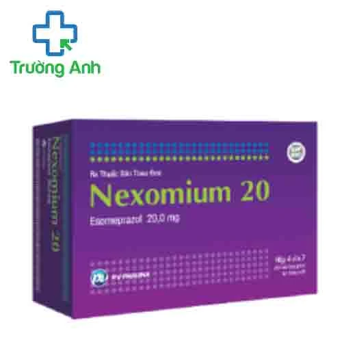 Nexomium 20 PV Pharma - Thuốc điều trị trào ngược dạ dày-thực quản hiệu quả