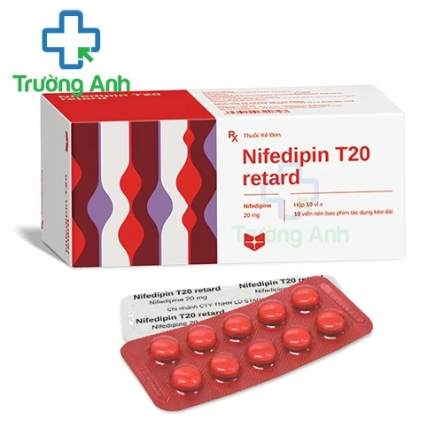 Nifedipin T20 retard - Thuốc điều trị các bệnh tim mạch hiệu quả