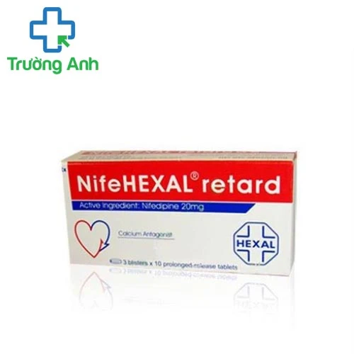 Nifehexal 20 Retard - Thuốc điều trị bệnh tim mạch hiệu quả của Đức