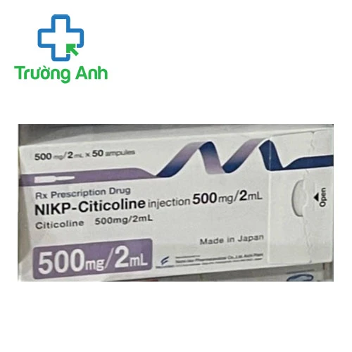NIKP-Citicoline injection 500mg/2ml - Thuốc điều trị tai biến mạch máu não