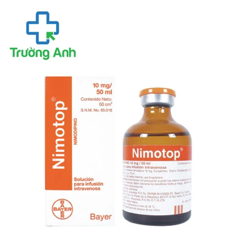 Nimotop 10mg/50ml - Thuốc dự phòng và điều trị khuyết tật thần kinh