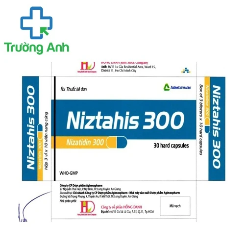Niztahis 300 - Thuốc điều trị loét dạ dày, tá tràng hiệu quả