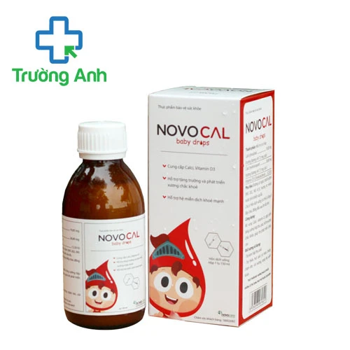 Novocal Baby Drops 150ml CPC1HN - Hỗ trợ bổ sung calci và vitamin D3 hiệu quả
