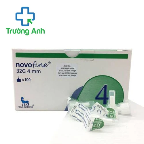 Novofine 32g 4mm Novo Nordisk - Đầu kim tiêm tiểu đường hiệu quả