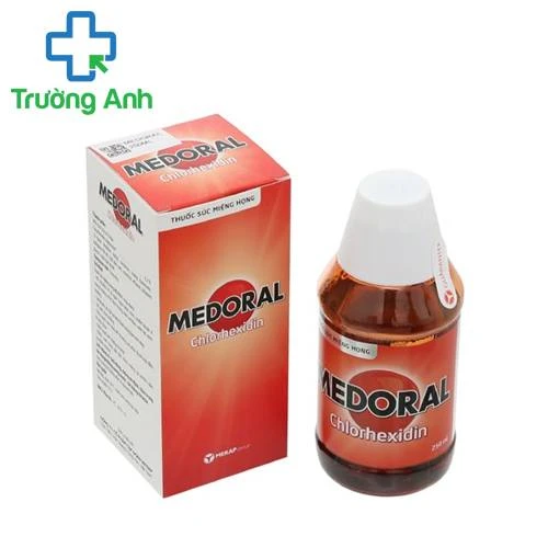 Nước súc miệng Medoral 250ml (Chlorhexidine 0.2%) của Merap 