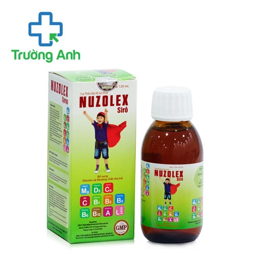 Nuzolex Siro 120ml Medistar - Hỗ trợ bổ sung các vitamin và khoáng chất 