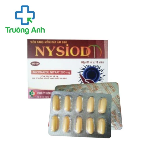 Nysiod-M - Viên đặt điều trị viêm âm đạo hiệu quả