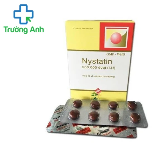 Nystatin 500.000I.U Vidipha - Thuốc điều trị nhiễm nấm của Vidipha