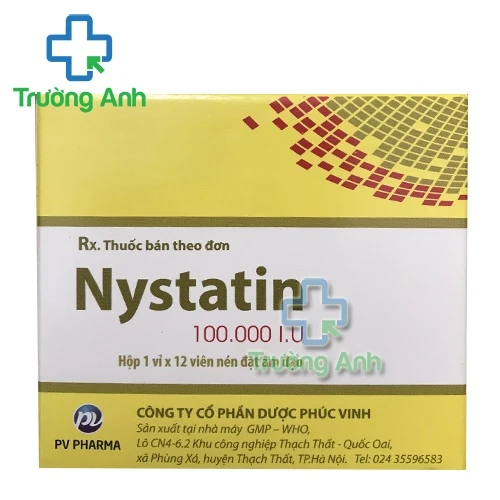 Nystatin 100.000IU PV Pharma (viên đặt) - Thuốc điều trị nhiễm nấm phụ khoa hiệu quả