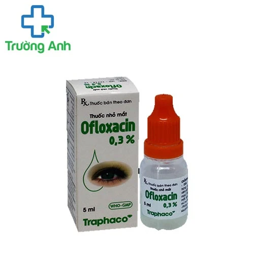 Ofloxacin 0.3% 5ml Traphaco - Thuốc nhỏ mắt hiệu quả