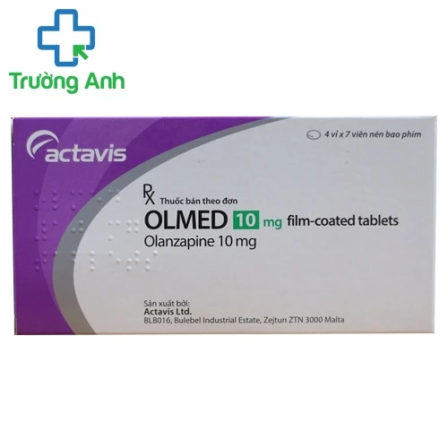 Olmed 10mg - Thuốc điều trị bệnh tâm thần phân liệt hiệu quả của Actavis