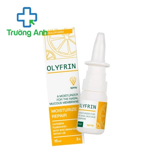 Olyfrin Spray 15ml Grotex - Dung dịch xịt mũi giúp thông thoáng mũi hiệu quả