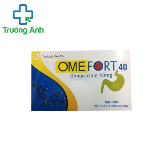 Omefort 40 - Thuốc điều trị viêm loét dạ dày, tá tràng hiệu quả