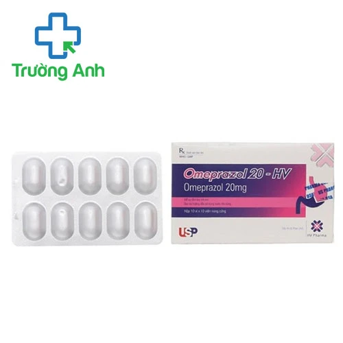 Omeprazol 20-HV USP - Thuốc điều trị loét dạ dày tá tràng hiệu quả
