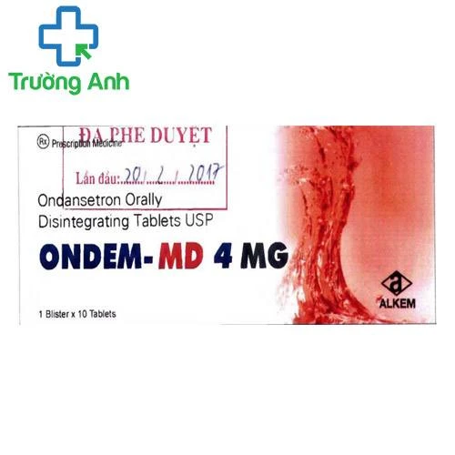 Ondem - MD 4mg - Thuốc phòng buồn nôn và nôn mửa hiệu quả