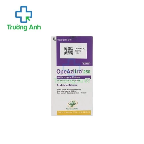 OpeAzitro 250 OPV - Thuốc điều trị nhiễm khuẩn