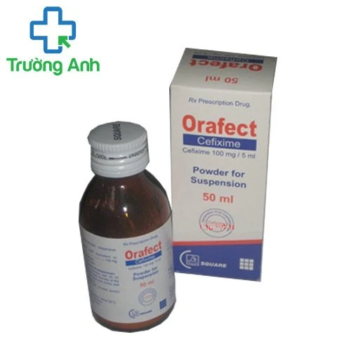 Orafect 100mg/5ml - Thuốc kháng sinh trị bệnh hiệu quả