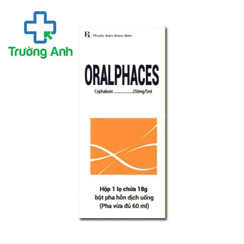 Oralphaces 250mg/5ml - Thuốc điều trị nhiễm khuẩn đường hô hấp của Hataphar
