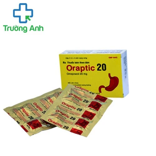  Oraptic 20 - Thuốc điều trị trào ngược dạ dày, thực quản hiệu quả