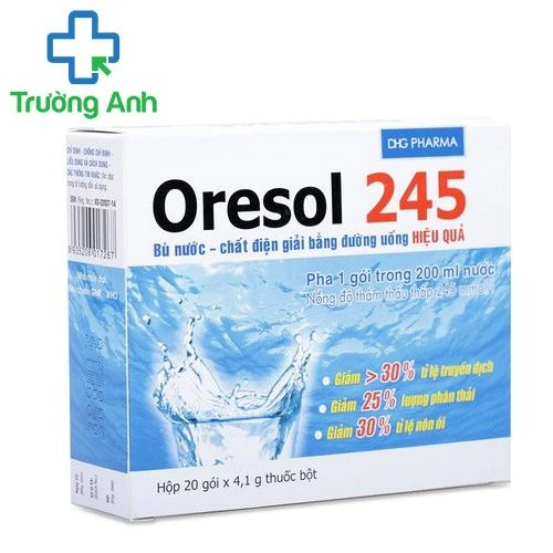 Oresol 245 DHG - Giúp bù nước và chất điện giải hiệu quả của