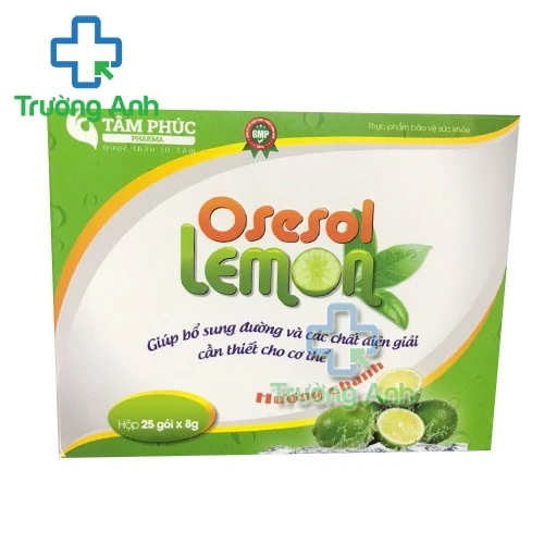 Oresol Lemon Bibita - Giúp bổ sung đường và chất điện giải hiệu quả