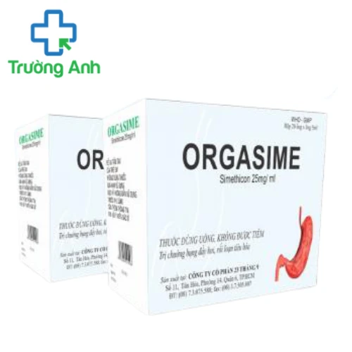 Orgasime - Thuốc điều trị chậm tiêu, đầy hơi hiệu quả của 23 tháng 9