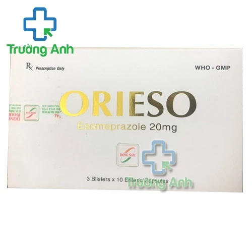 Orieso 20mg - Thuốc điều trị viêm loét dạ dày, tá tràng hiệu quả của DN Pharma