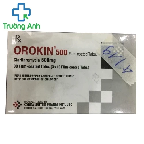 Orokin 500mg - Thuốc điều trị viêm nhiễm đường hô hấp hiệu quả của Hàn Quốc