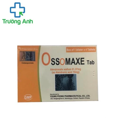 Ossomaxe 70mg - Thuốc điều trị loãng xương hiệu quả của Hàn Quốc