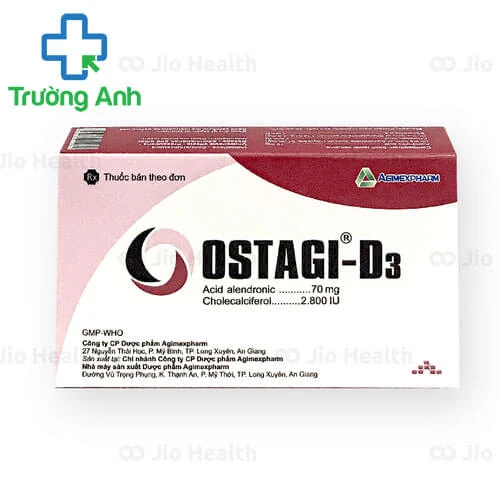 Ostagi - D3 - Thuốc điều trị loãng xương hiệu quả của Agimexpharm