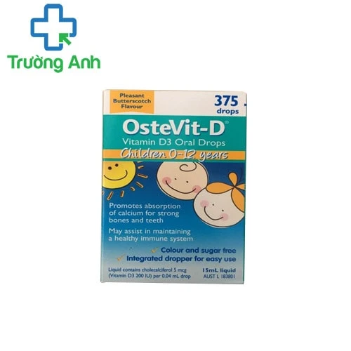 Ostevit D - Thuốc bổ tăng cường sức khỏe dành cho bé hiệu quả của Úc
